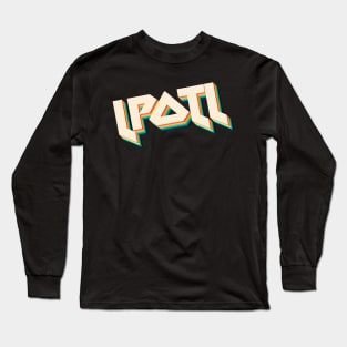 LPOTL - Metal Typographic Design Long Sleeve T-Shirt